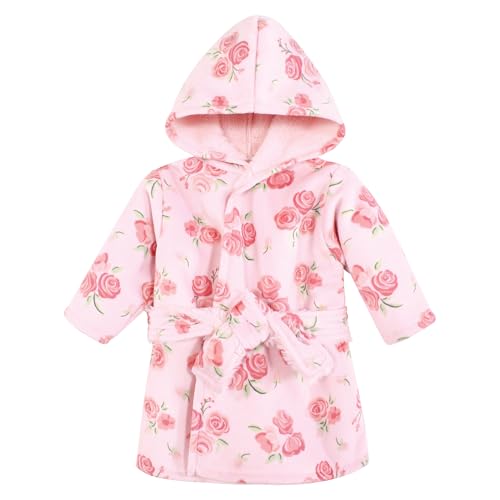 Image of Hudson Baby Unisex BabyMink with Faux Fur Lining Pool and Beach Robe Cover-ups