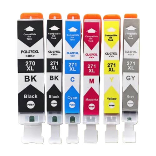 Cartuchos PGI270 CLI271 evita textos borrosos en impresoras MG5720 MG6820 y TS8020