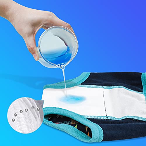 Image of MooMoo Baby 8 Packs Toddler Training Underwear for Boy and Girls Strong Absorbent Cotton Training Pants 2-6T