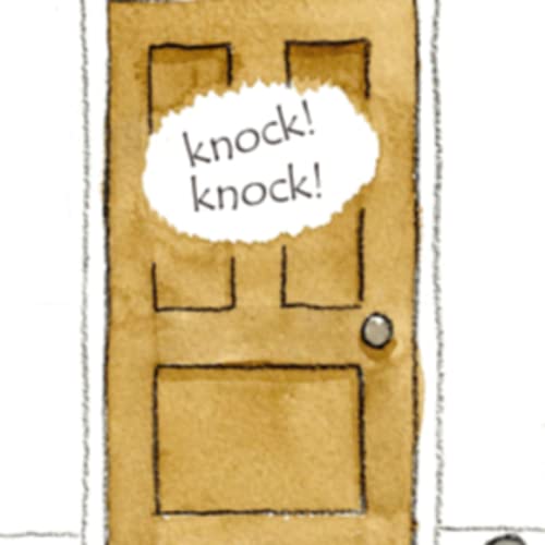 Knock Knock Podcast Por  arte de portada