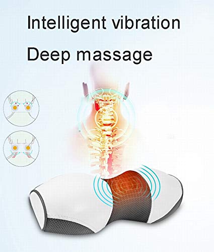 Oreiller de traction cervicale et coussin de massage chauffant vertébral - 5
