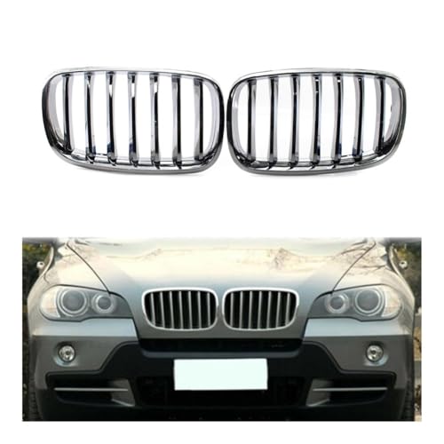 Grilles de capot chromées haute qualité pour calandre avant E70 E71 - 4