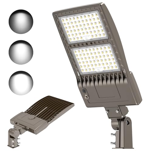 400W LED Parking Lot Light 60,000LM, Power...
