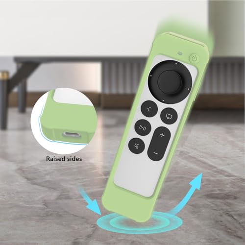 Coque Apple TV 4K anti-perte avec support mural et emplacement tracker