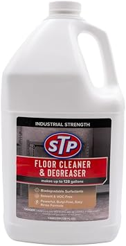 STP Industrial Strength Floor Cleaner & Degreaser, Makes up to 128 Gallons, 1 Gallon Bottle