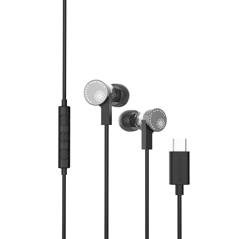 Image of Moondrop Marigold USB-C in-Ear Earphone DSP Built-in 32Bit /384kHz Sound Card Asymmetric Cable Microphone EQ Music Gaming Headset