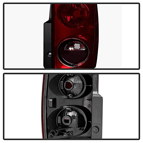 Acanii - For 2007-2014 Gmc Yukon Xl 1500 2500 [Red Smoked] Tail Lights Brake Lamps Left+Right #TOP3