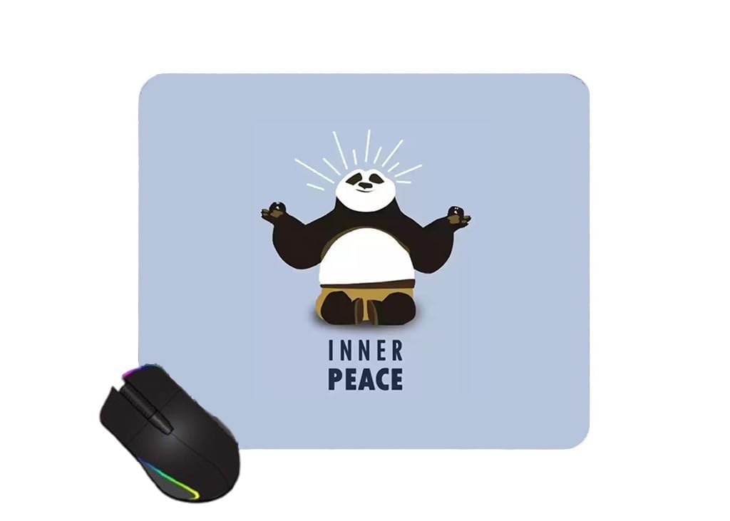 OUTFITQUE Cute Mouse Pad - Printed Mousepad with Anti-Slip Rubber Base & Smooth Mouse Control for Laptop, Gaming, Notepad, Desktops (Multi 2)