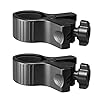 YPBEW 2Pcs Microphones Clip Replacements 360 Rotation Adjustable Width 32-68mm for Equipment 17mm Ball Sockets Adjustable Mics Clip #2