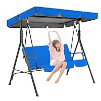 Copertura Per Dondolo Giardino Lwuey - Telo Impermeabile UV, 191x120 Cm, Per Dondolo 3 Posti - Foto 6