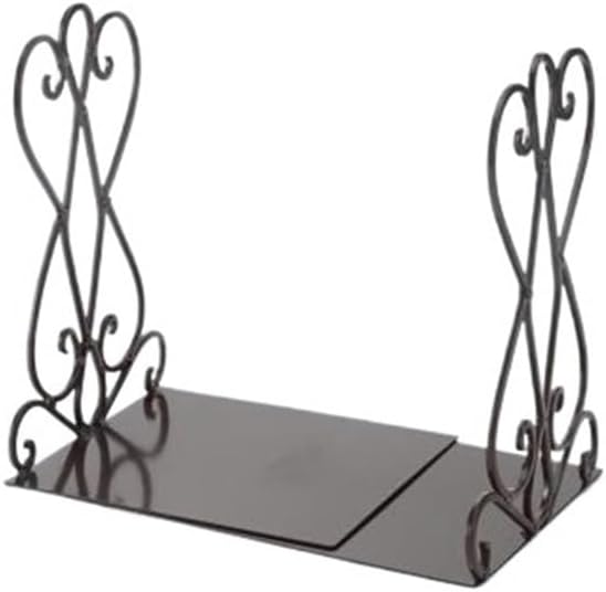 Book Ends Iron Retro Book Ends, Bookends Decorative Book Holders for Office Library Book Ends for Shelves