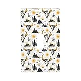 Design elegante: caratterizzato da un motivo stampato alla moda, questa piastra di copertura decorativa per interruttore della luce con stampa di teschio di pecora nera e oro aggiunge un tocco unico a qualsiasi stanza. È perfetto per migliorare l'arredamento della tua casa fornendo funzionalità
