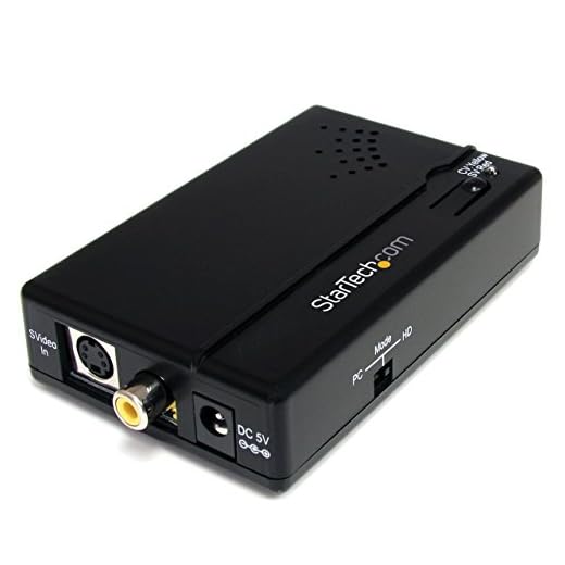 StarTech.com Sammansatt och S-video till HDMI-omvandlare/omvandlare med ljud – 1080p
