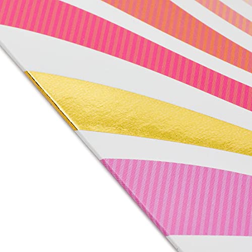 Notecard vuota con busta set, strisce arcobaleno