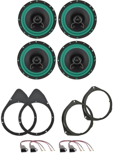 4 Connettori IP-AP 3002 IPNOSIS Kit 4 Casse IP-01165 per Fiat 500 dal 2007 al 2016 con 2 Supporti Anteriori, 2 Supporti Posteriori e 4 Connettori