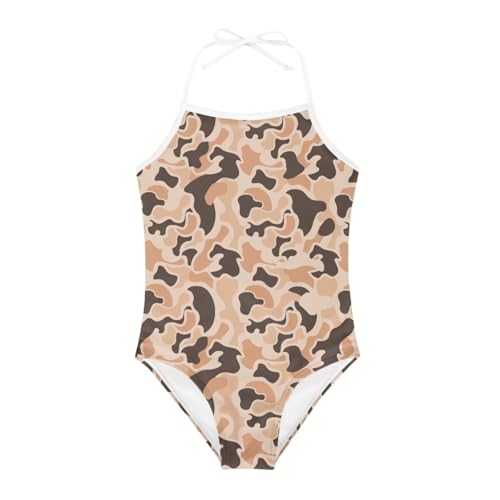 Image of ELEQIN Swimwear Swimsuit One Piece Girls Bathing Suit Animal Pattern 1-10 Years