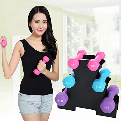 Halter Dumbbells Duurzaam Gewicht Dumbbell met Triangle Halter Beugel Fitness apparatuur onderdelen Home Sport Equipment… - Afbeelding 8