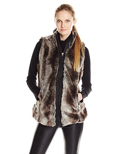 Charlotte Reversible Faux Fur Vest, JFK 
