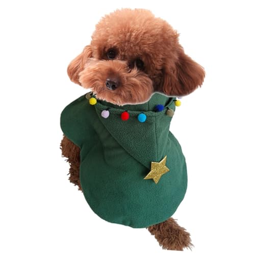 Disfraz Navideño para Perro Talla M Color Verde miniatura 7