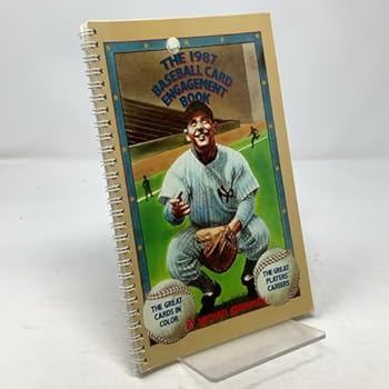 Paperback Baseball Card Engagement Book, 1987 Book