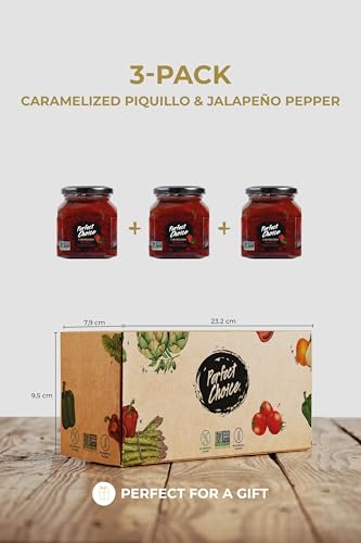 Image of Perfect Choice Caramelized Red Pepper & Jalapeno - Sweet & Slightly Spicy Spread Ready-to-serve Dip - 12.7 oz. (pack of 3)