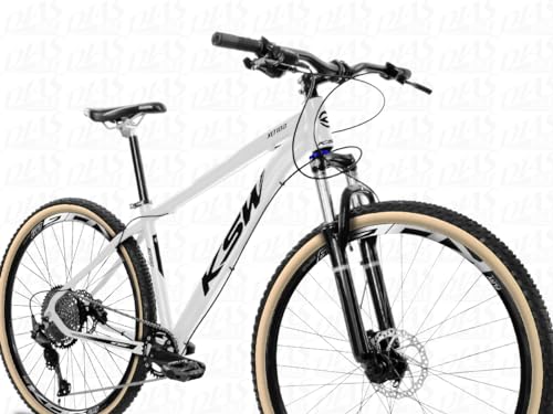 bicicleta Aro 29 KSW XLT 100 em Aluminio 1x12v Pedivela Single coroa Unica Catraca Cassete 11/50 Den