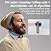 JBES Kopfhörer Kabellos Bluetooth 5.4, In Ear mit 6 ENC Mikrofon Bluetooth Kopfhörer, 60 Std Stereo Kabellose Kopfhörer Noise Cancelling Earbuds, USB-C, IP5 Wasserdicht Ohrhörer (Tiefschwarz)