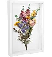 XREE 3D Bilderrahmen 20x29 cm, Objektrahmen Tiefer Bilderrahmen zum Befüllen Rahmen A4 für Fotos ...