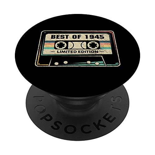 1945 cumpleaños para hombre y mujer PopSockets PopGrip Intercambiable