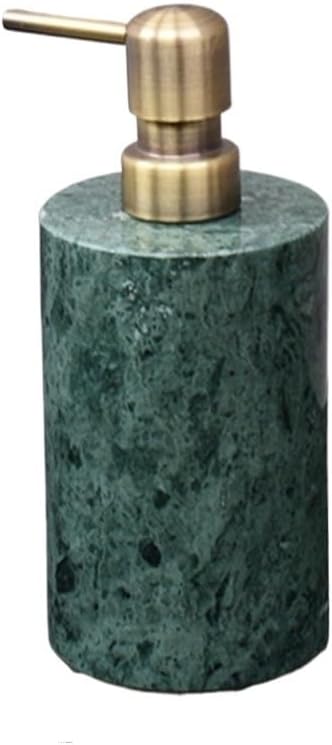 Bathroom Accessories Set, Dark Green Natural Marble Bathroom Set Bath Accessories Set with Soap Dispenser, Toothbrush Holder, Tumbler, Soap Dish(Toothbrush holder A)