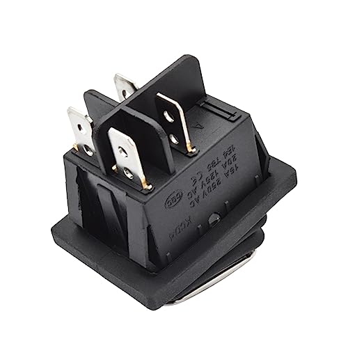 Interrupteur à bascule pour van aménagé et circuits 12V LED bleu 5pcs
