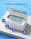 Ultraschallreinigungsgerät Phniti 47kHZ Brillenreinigungsgerät Mit 3 Modi Tragbar Ultraschallgerät 330ml Ultraschallreiniger für Zahnschiene Schmuck Ultraschall Ultrasonic Cleaner