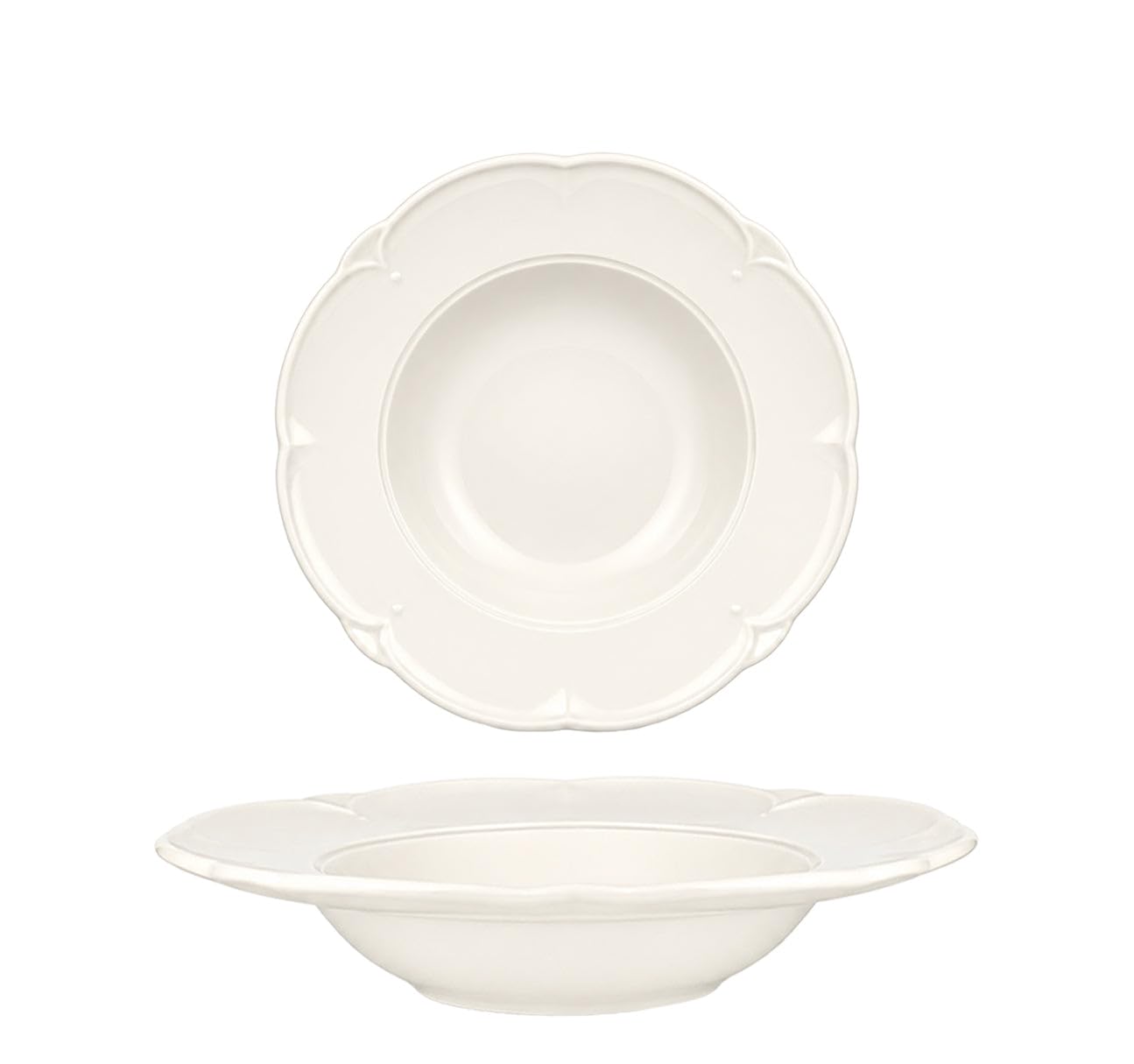 Bonna Ensembles de vaisselle (Large) - Nicole - 24 pièces - 6 Personnes - Porcelaine