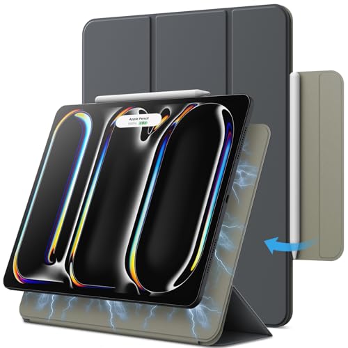Protection iPad Pro 13 M5 M4 mince avec aimant puissant JETech