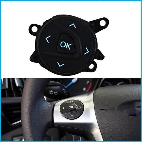 Commande au volant pour Ford Focus 3 2012-2014 bouton gauche OK rétroéclairé - 5