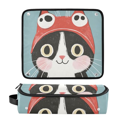 Bolsa para herramientas de pelo con tapete resistente al calor miniatura 3