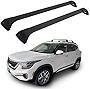 Snailfly Crossbars Fit for Kia Seltos 2021 2022 2023 Black Lockable Cross Bars Roof Rack Caogo Carrier