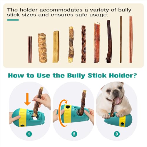 Interaktives Hundespielzeug - Slow Feeder Puzzle Ball mit Snackstab-Halterung - Leckerli-Spender für Kleine, Mittlere & Große Hunde - Fördert Gesunde Essgewohnheiten & Mentale Stimulation