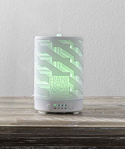 Difusor aromático eléctrico Ebros de porcelana con LED miniatura 5