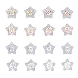16 piezas de parte posterior de pendiente de pentagrama hecho a mano, cómodo de usar, reemplazo de parte posterior de pendiente de silicona reutilizable para pendientes