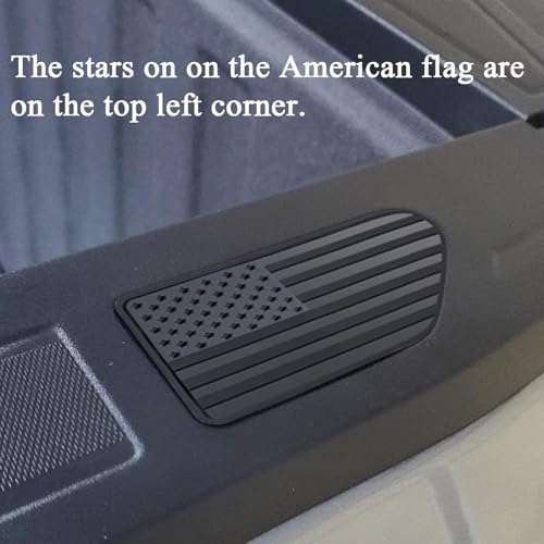 Image of Bed Rail Stake Pocket Covers for GMC Chevy Silverado Sierra 1500 2019-2024 2025 2026, GMC Sierra 2500 3500HD 2020-2024 2025 2026, Truck Caps Rear Holes Plugs Covers Black