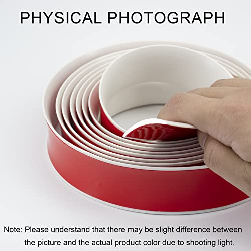 Weiß Übergangsprofil Wasserdicht Selbstklebend Vinyl Übergang Sschiene 3m