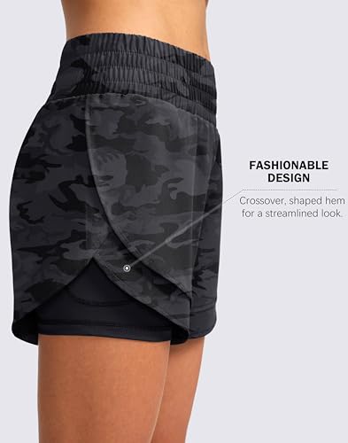 Soothfeel feminino, Camuflagem preta, M