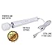 Wand Massager with 10 Pulse Settings and 9-Foot Cord by Total Body Therapy