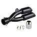 NICECNC Right Side 38mm-51mm Slip On Dual Exhaust Muffler Pipe & DB Killer for Motorcycle Dirt Bike,Street Bike,Scooter,ATV,Quad?Not 51MM factory size,Need to Welding-Use the bracket!Check SIZE!))