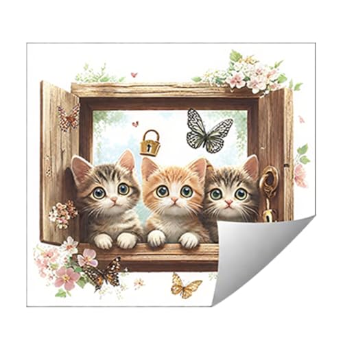 GXGM Vinilos decorativos,motivo de gato