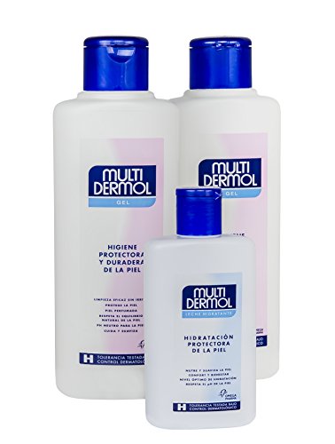Multidermol 2 Geles 750 ml + Leche Hidratante 250 ml - 1 Pack