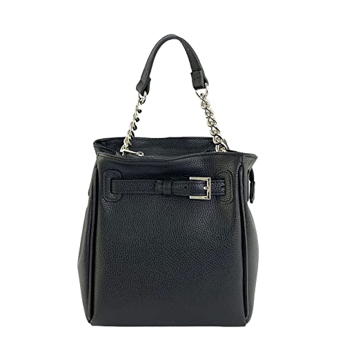 Sac à bandoulière en cuir véritable idée cadeau idéale avec chaîne mode