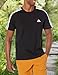 adidas Men's Essentials Single Jersey 3-Stripes T-Shirt, Black/White, Medium