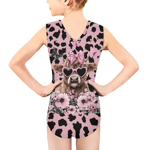 Image of Xpyiqun Bathing Suits for Girls 3-14 Kids Summer One Piece Swimwear Beach Sport Sleeveless Swimsuits Athletic